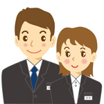 ホテル、宿泊施設でのチェックインやチェックアウトを行う時の英会話。